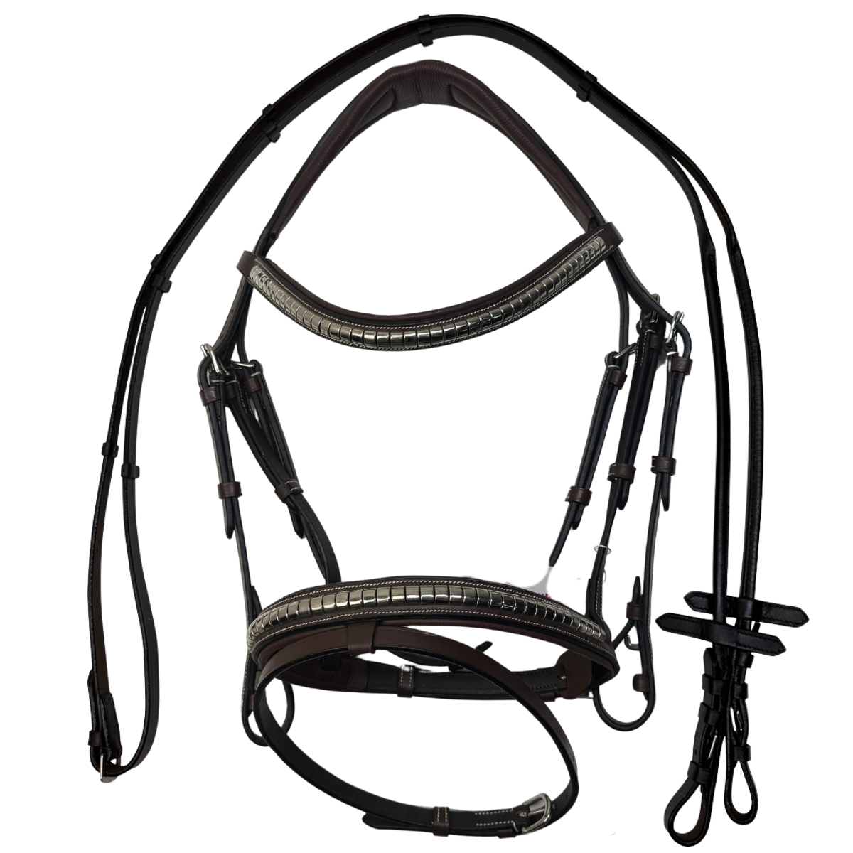 Halter Ego 'Galway' Clincher Flash Bridle in Havana