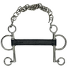EHI 'Pro Series' Leather Pelham Bit in Brown/Stainless Steel
