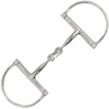 EHI Essentials D-Ring French Link Bit in Stainless Steel