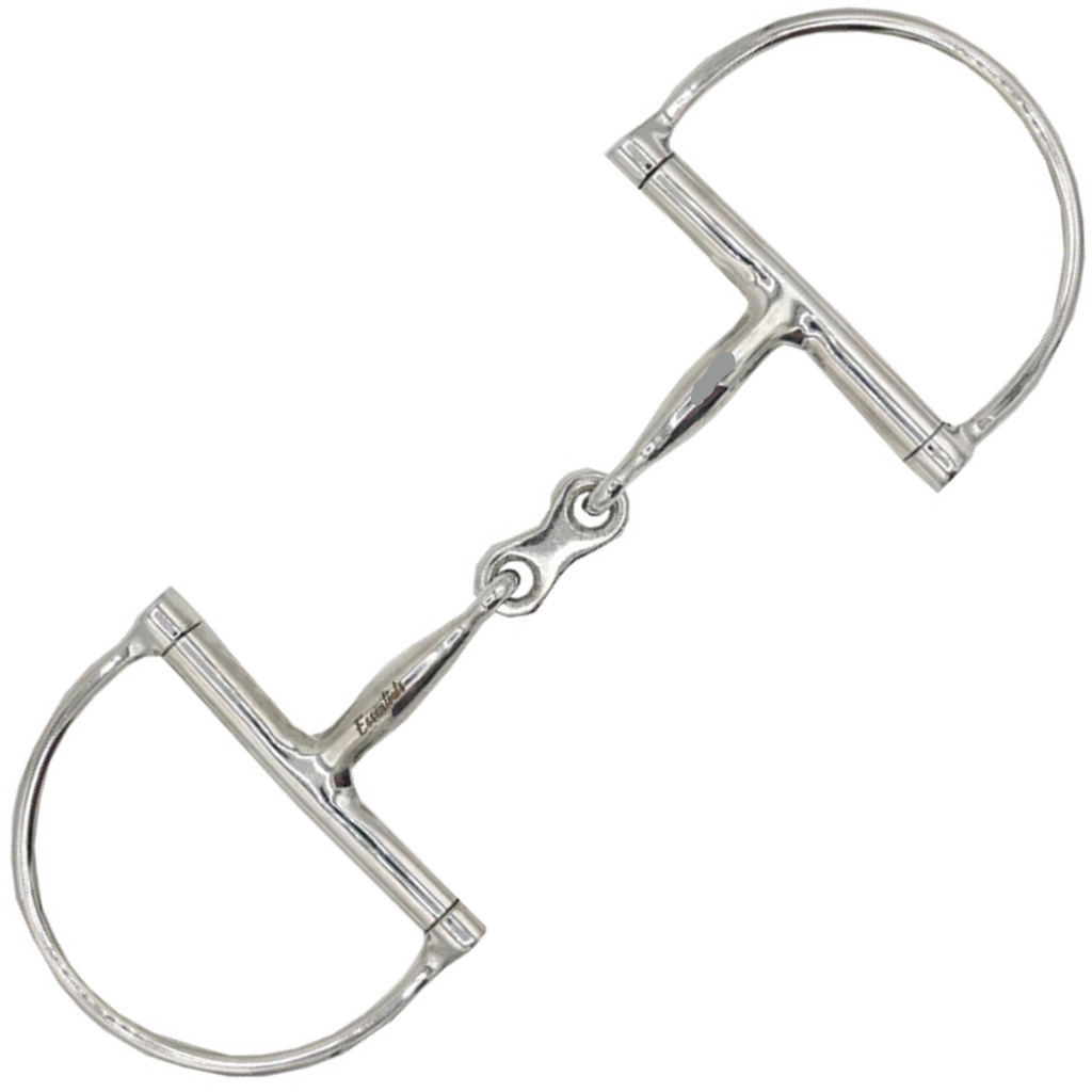 EHI Essentials D-Ring French Link Bit in Stainless Steel
