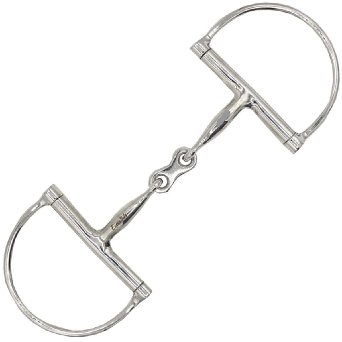 EHI Essentials D-Ring French Link Bit in Stainless Steel