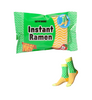 Ramen themed packaging for socks. 