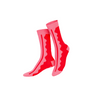 Eat My Socks Happy Birthday Crew Socks in Red & Pink