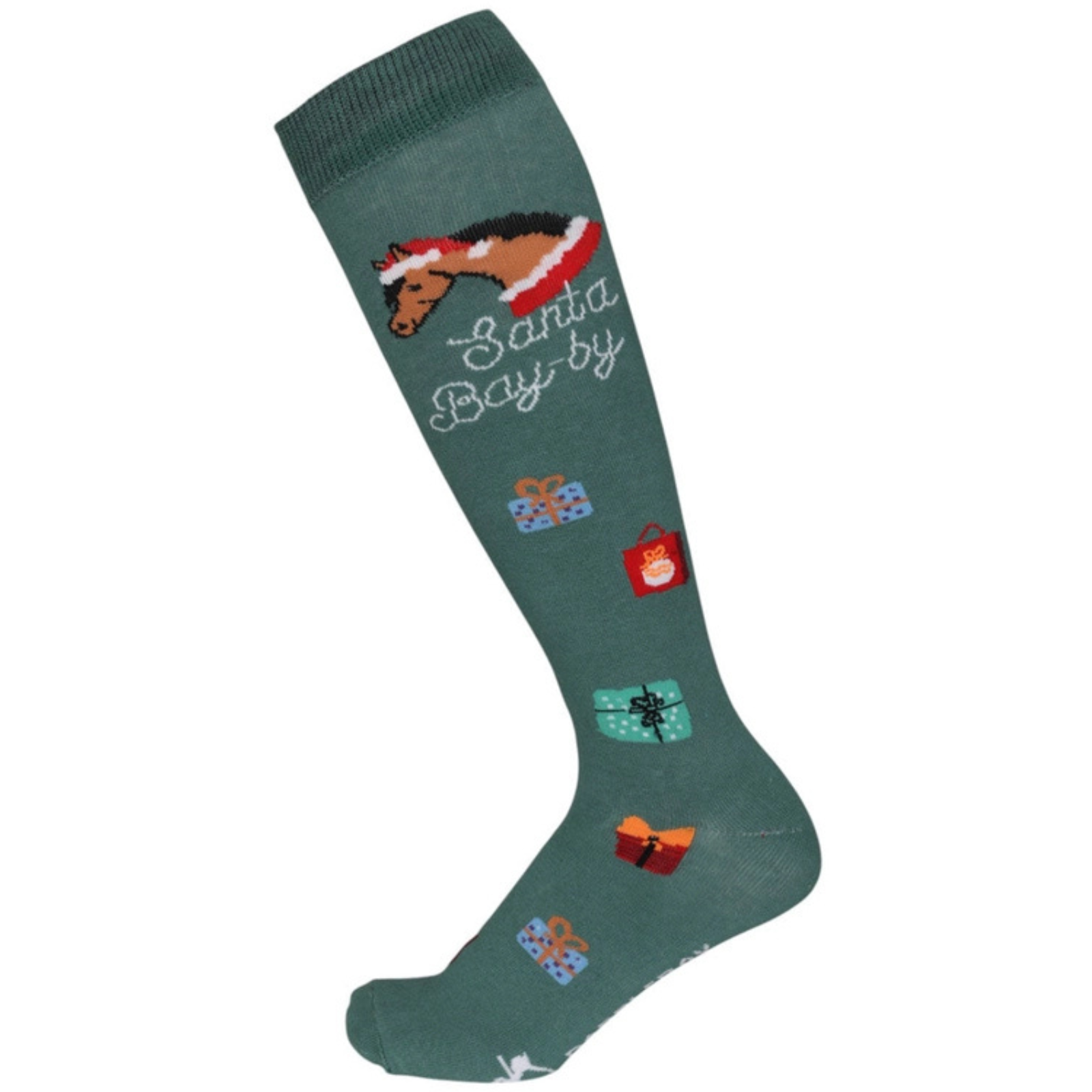 Dapplebay Knit Boot Socks in Santa Bay-by