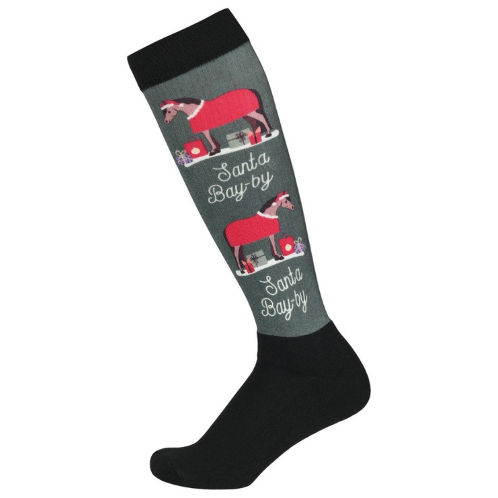 Dapplebay Slick Boot Socks in Santa Bay-By