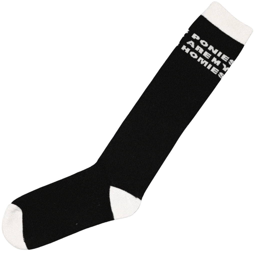 Dreamers & Schemers x Milton Menasco Boot Socks in Ponies Are My Homie
