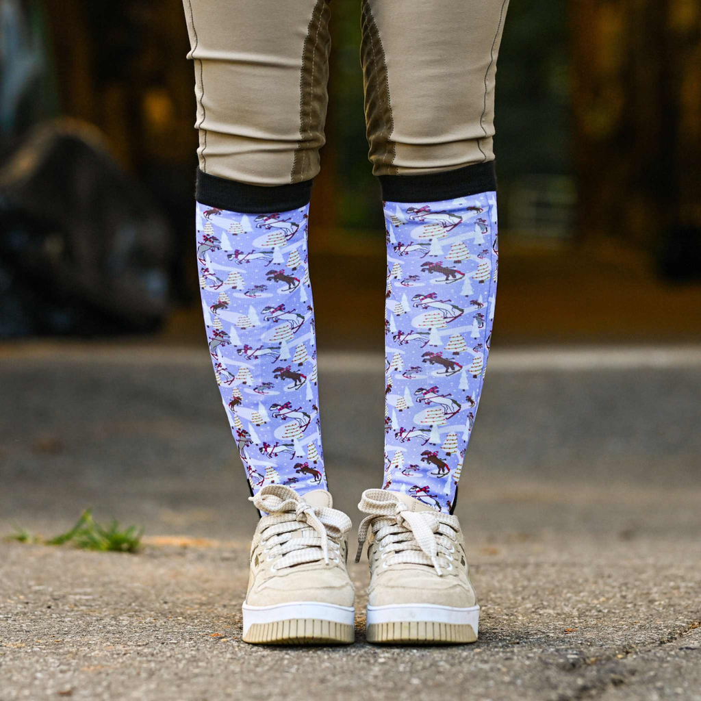 Dreamers & Schemers Boot Socks in Ski You Later & A Spare