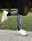 Dreamers & Schemers Boot Socks in Gnome for the Holidays Pair & A Spare