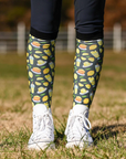 Dreamers & Schemers Boot Socks in Lemon Everything Pair & A Spare