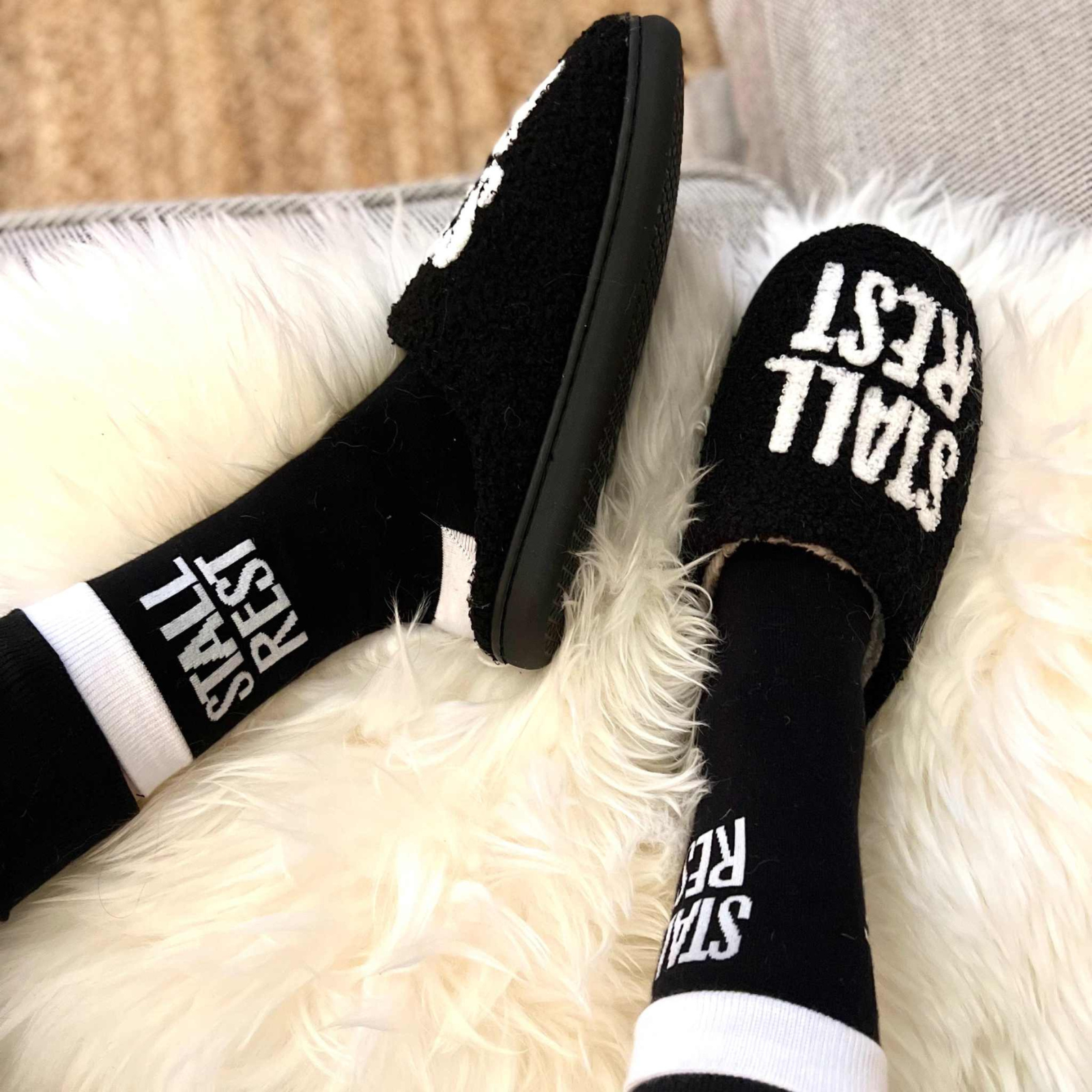 Dreamers &amp; Schemers Stall Rest Slippers
