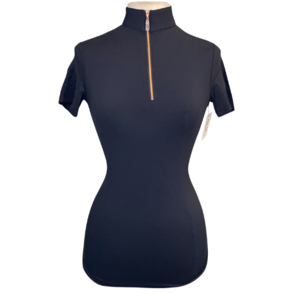 Tailored Sportsman Short Sleeve Ice Fil Shirt in Black