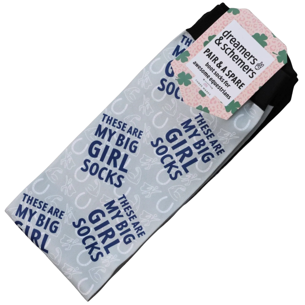Dreamers &amp; Schemers Boot Socks in Big Girl Socks