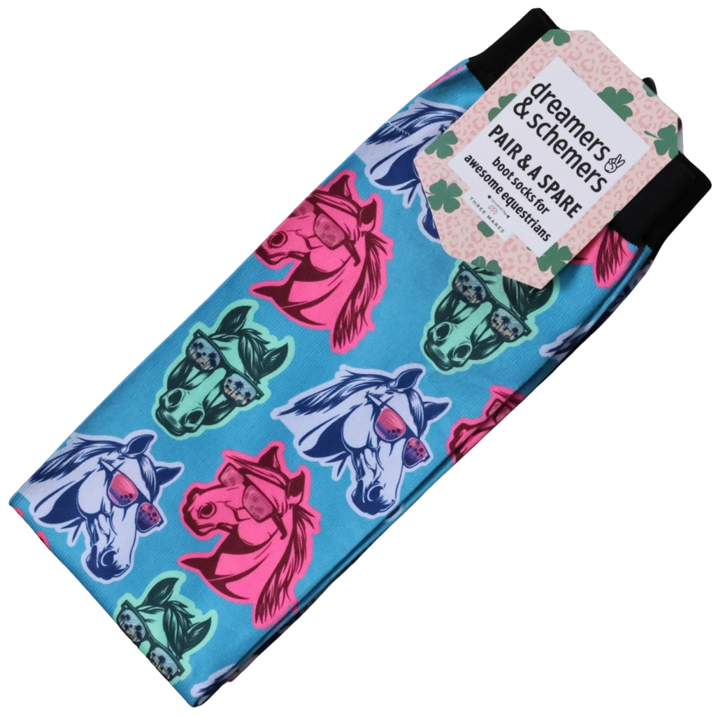 Dreamers &amp; Schemers Boot Socks in California Dreamin'
