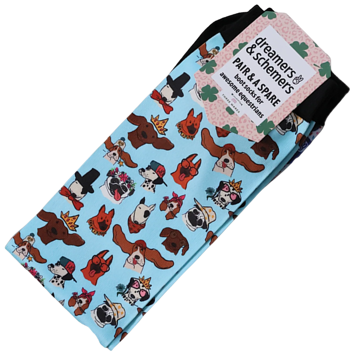 Dreamers &amp;amp; Schemers Boot Socks in Can I Pet That Dog
