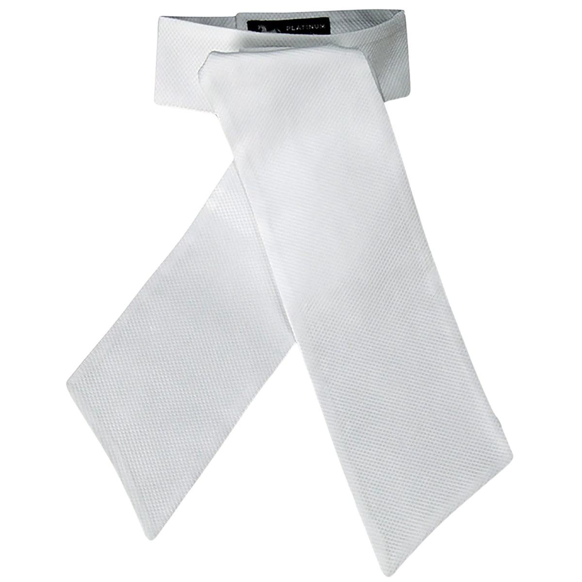 RJ Classic Pre-Tied Stock Tie in White