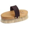 Equi-Essentials Woodback Goat Hair Body Brush in Natural