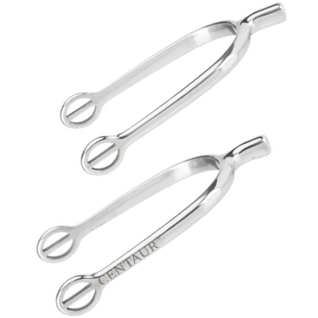 Centaur Modified Prince of Wales Spurs in Stainless Steel