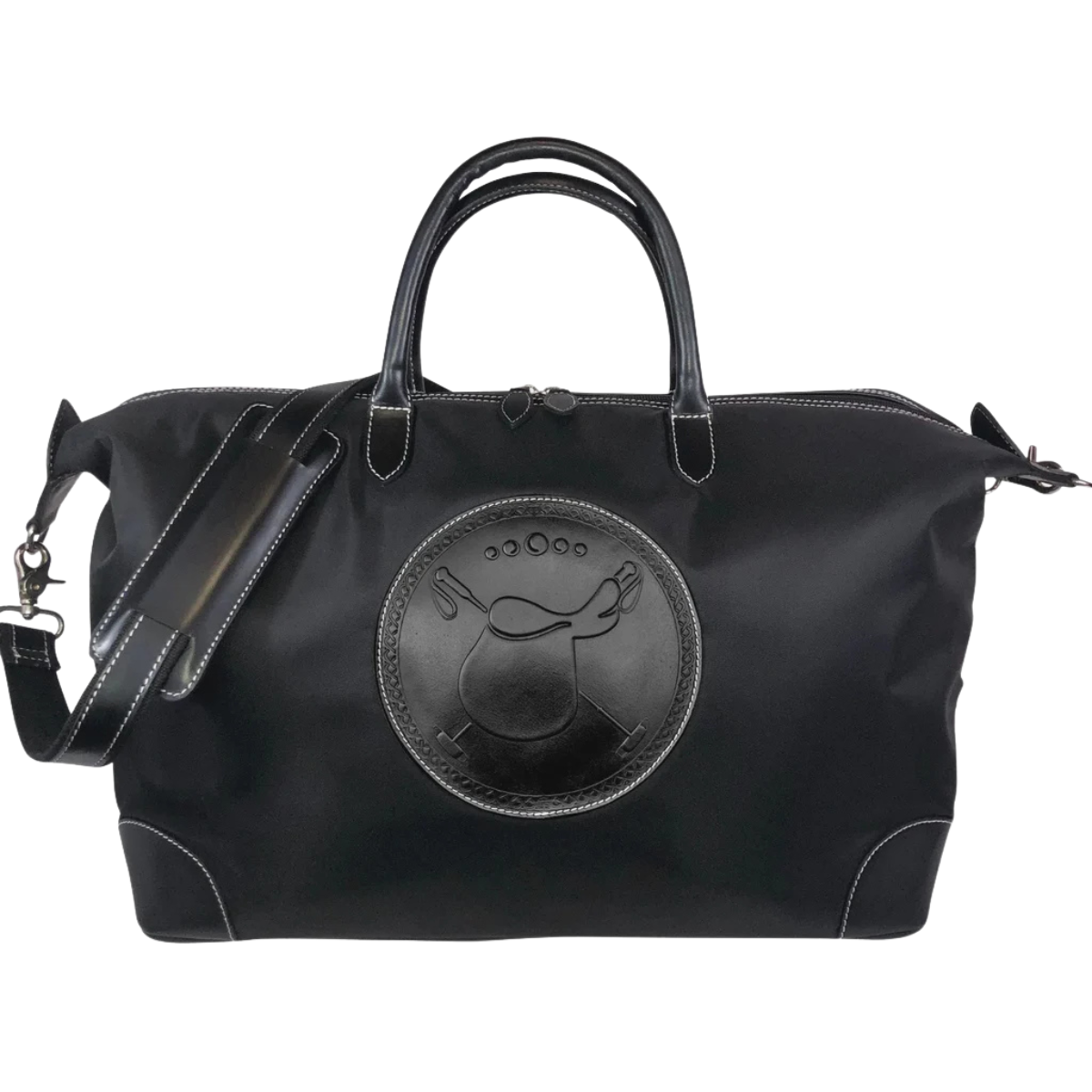 Tucker Tweed 'Tryon' Travel Overnight Polo Bag in Black