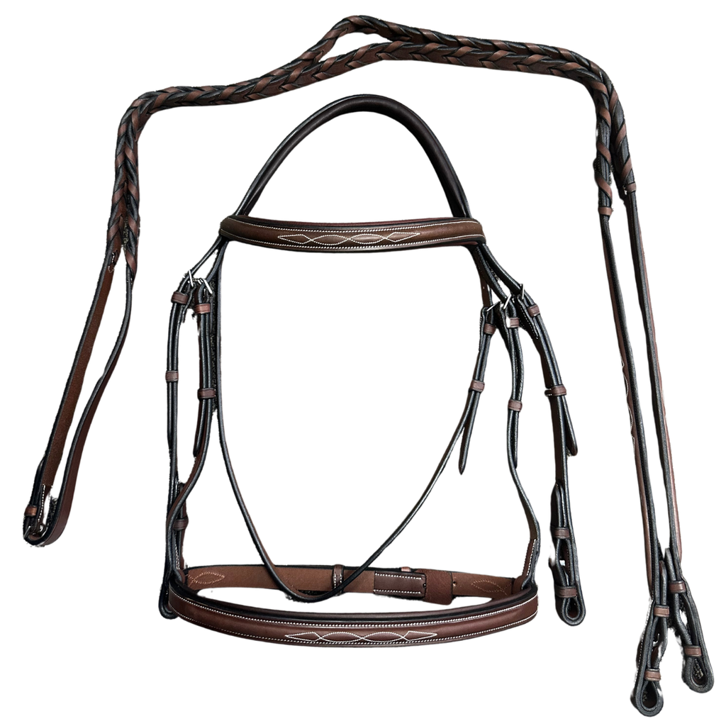 Arc De Triomphe Imperial Bridle in Brown