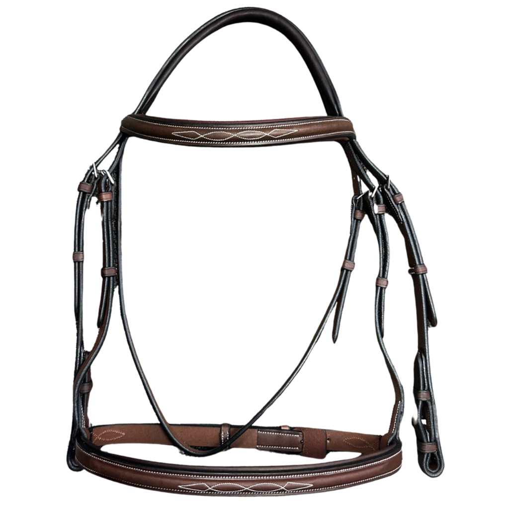 Arc De Triomphe Imperial Bridle in Brown
