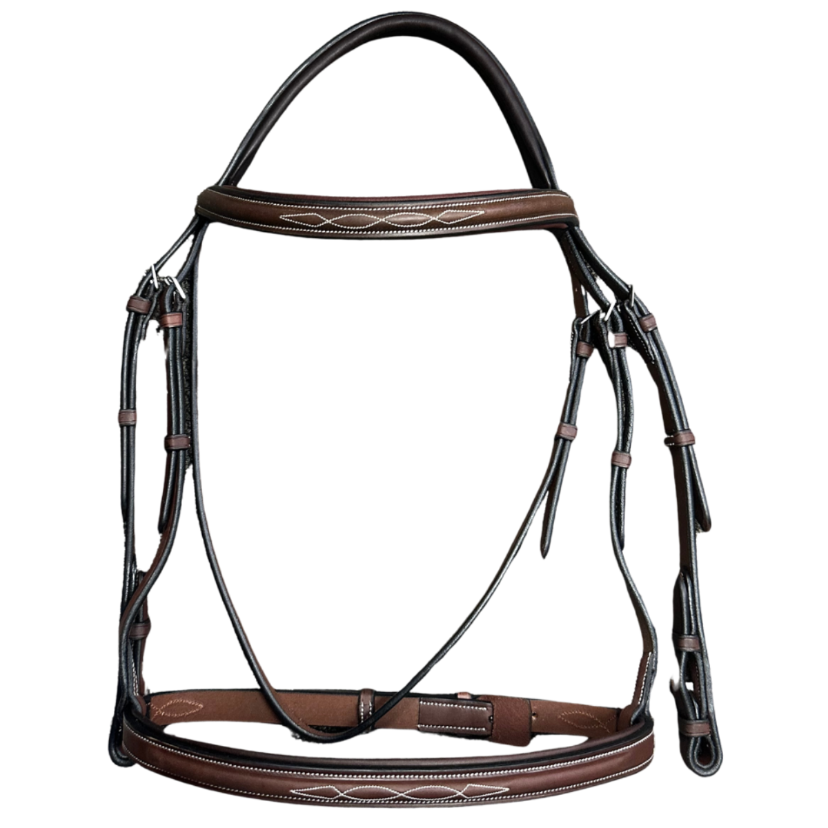Arc De Triomphe Imperial Bridle in Brown