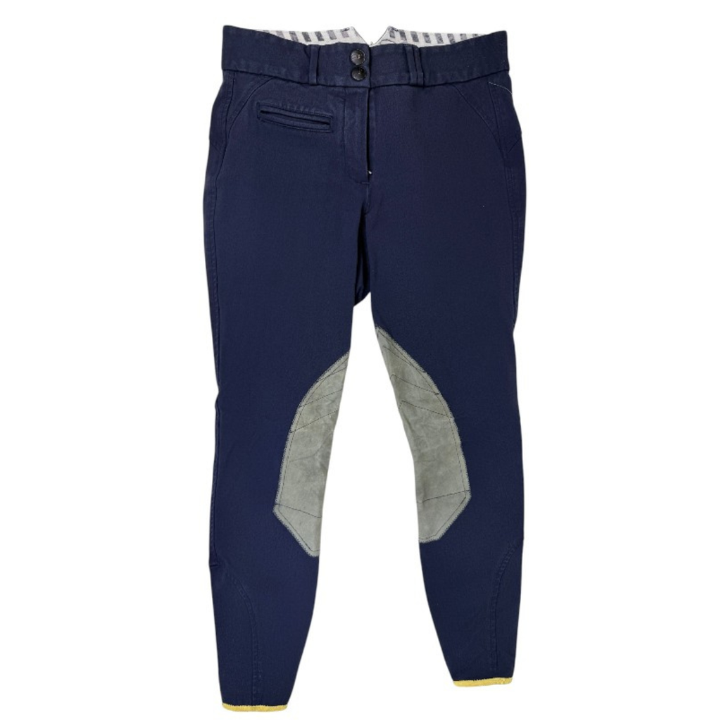Callidae 'The C Breech' Knee Patch Breeches in Navy