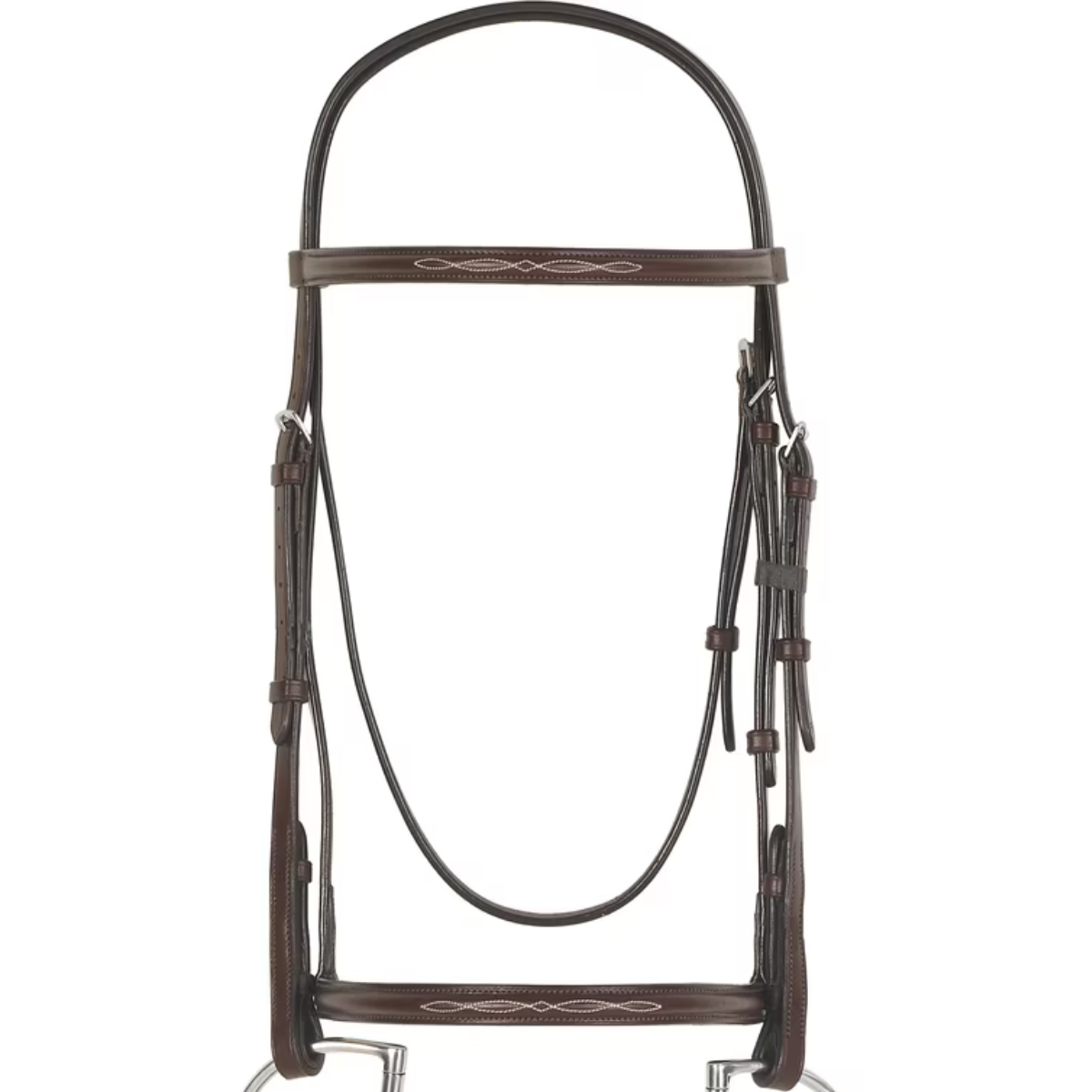 Camelot Fancy Raised Bridle in Brown