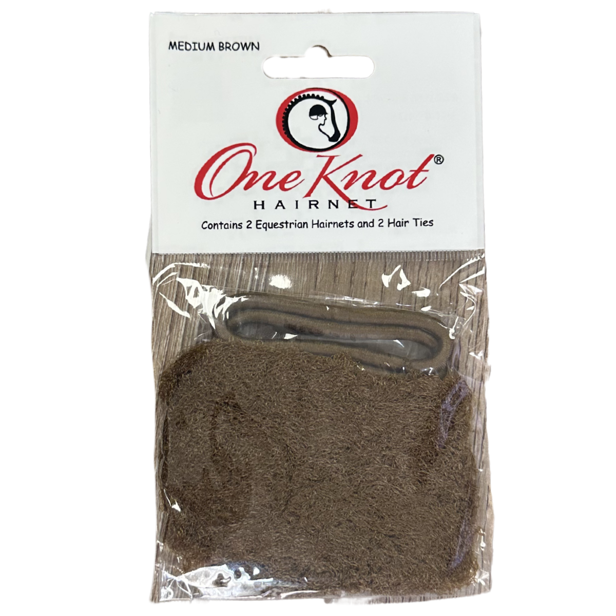 One Knot Hair Net in Medium Brown