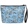 Lila Vintage Snaffles Accessory Bag in Blue Toile