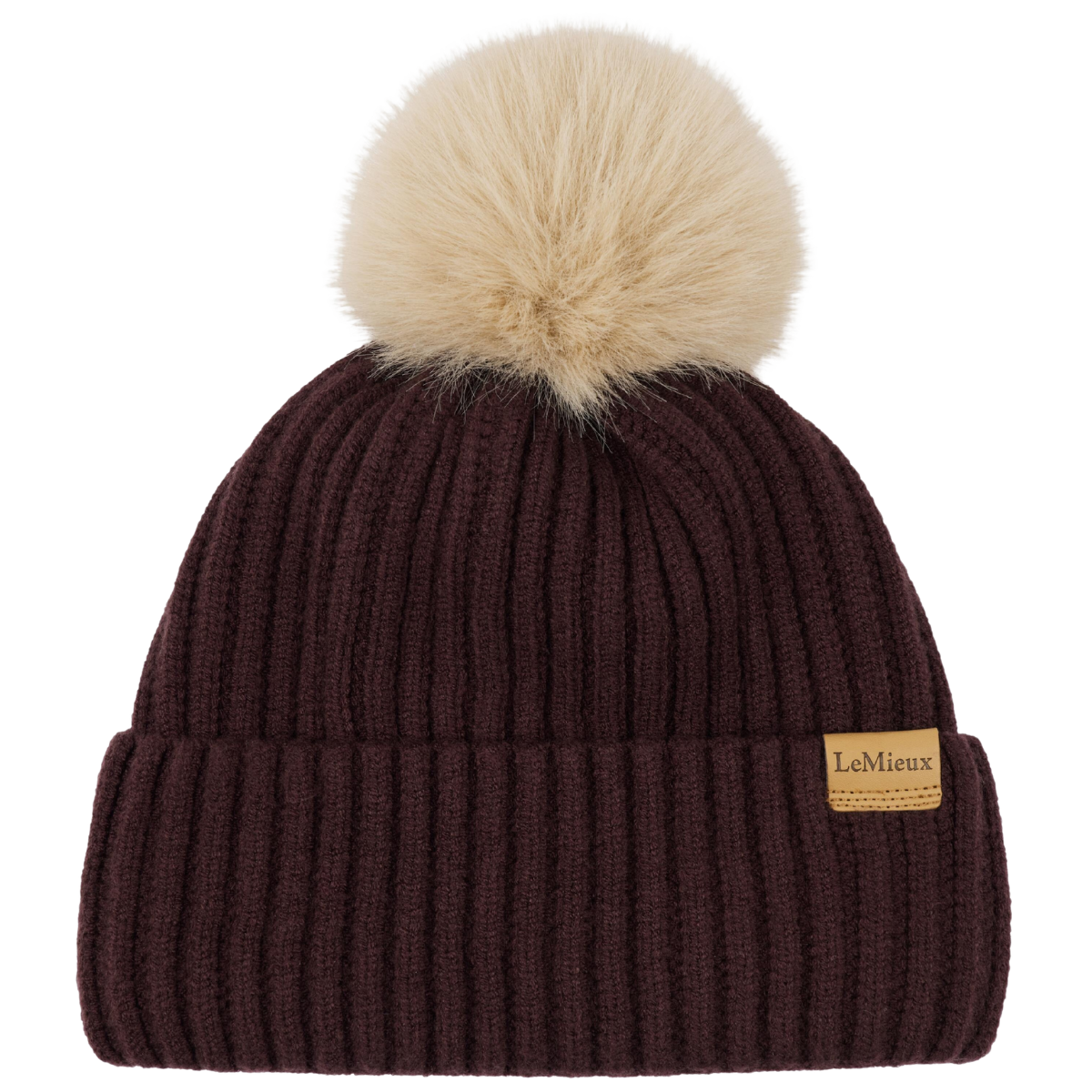 LeMieux 'Clara' Rib Beanie in Damson - M/L