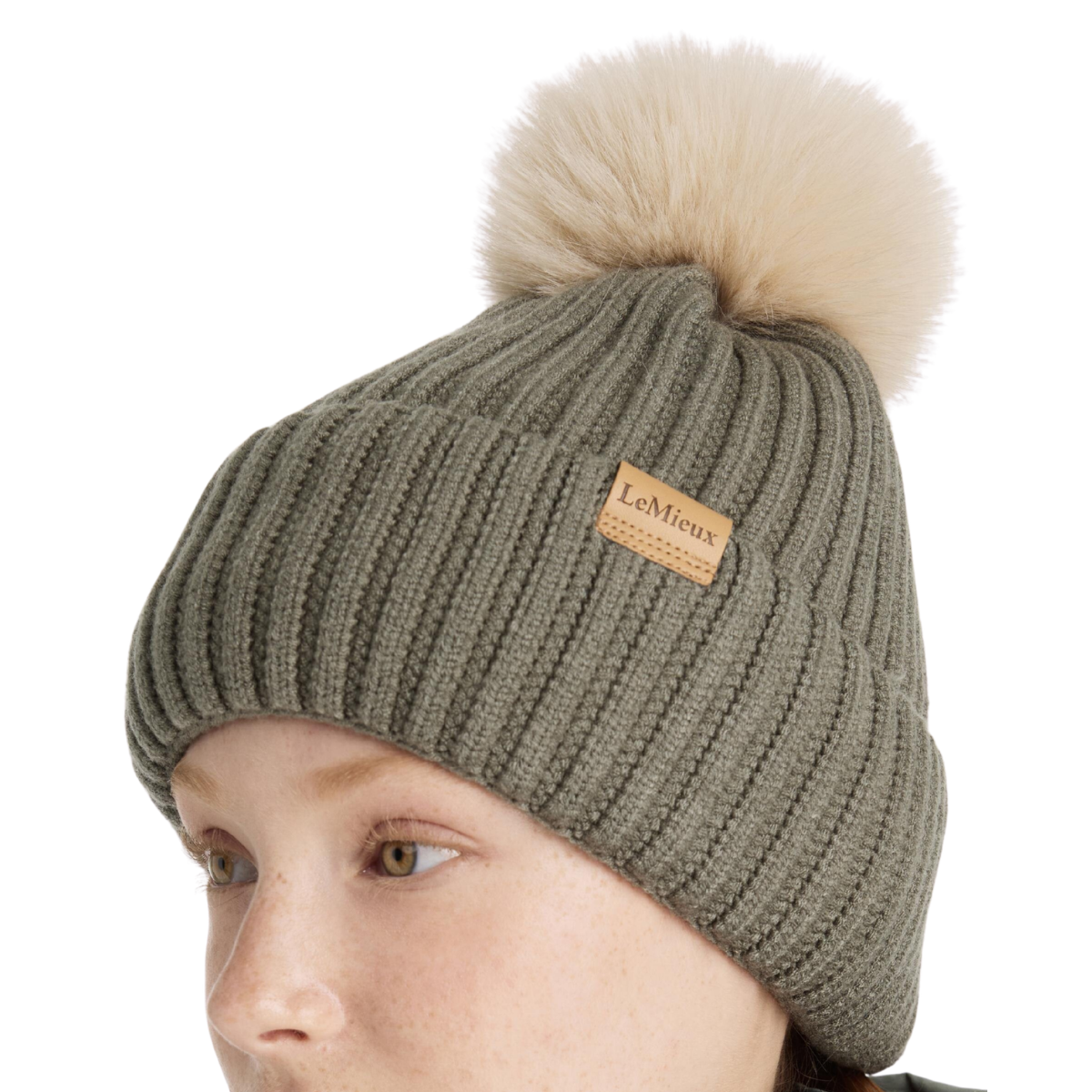 LeMieux 'Clara' Rib Beanie in Rosemary 