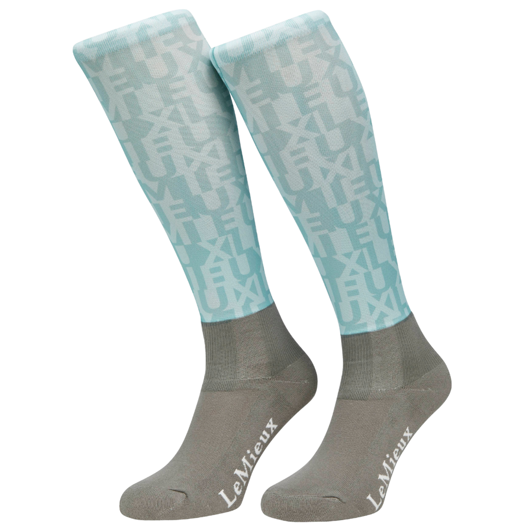 LeMieux 'Footsies' Socks in Casey Glacier