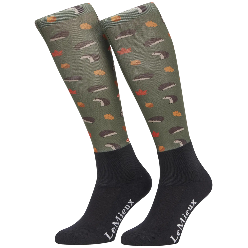 LeMieux 'Footsies' Socks in Hedgehogs Rosemary 