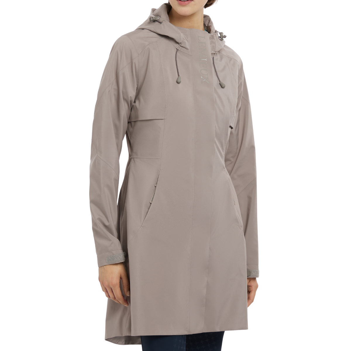 LeMieux 'Grace' Long Rain Jacket in Walnut
