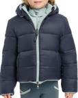 LeMieux Mini 'Megan' Reversible Puffer in Navy