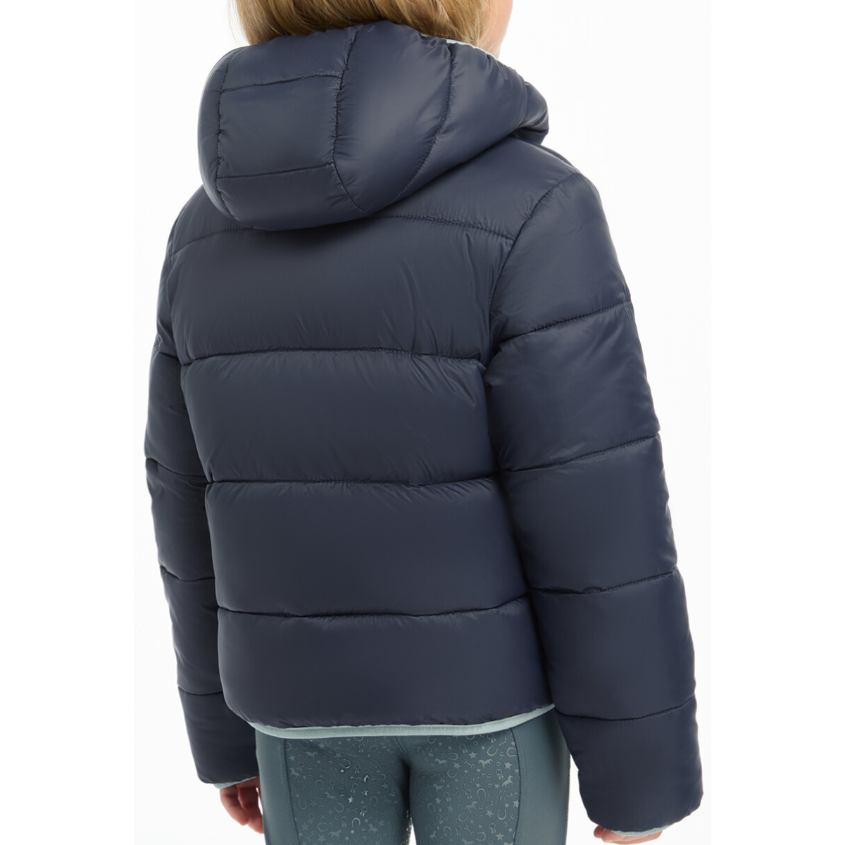 LeMieux Mini 'Megan' Reversible Puffer in Navy