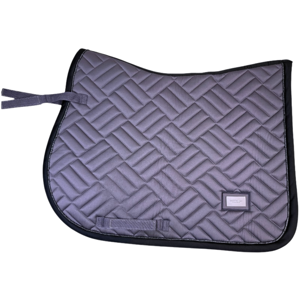 Equestrian Stockholm Jump Saddle Pad in Mystic Purple 
