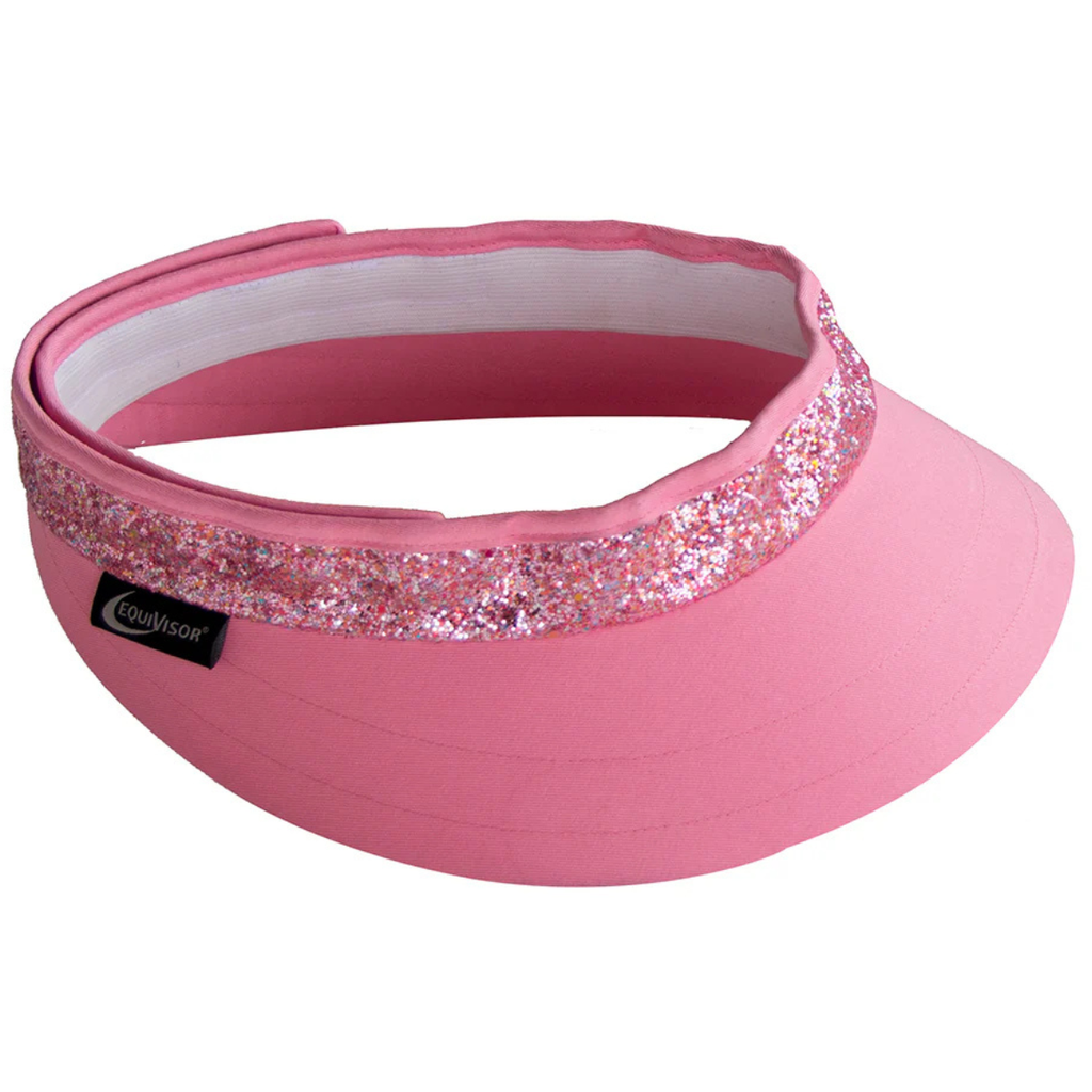 EquiVisor 'Shorty Glitz' Visor in Pizzazz - One Size