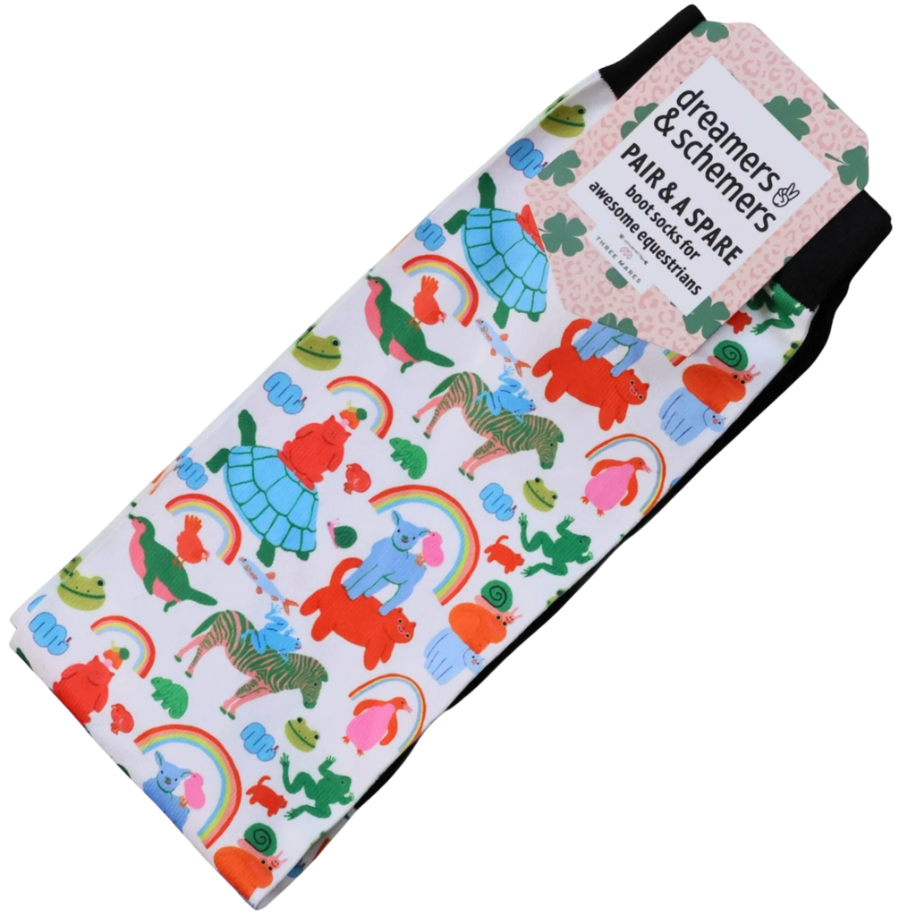 Dreamers & Schemers Boot Socks in Magical Animals