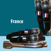 Mane Jane Spur Straps in France Flag