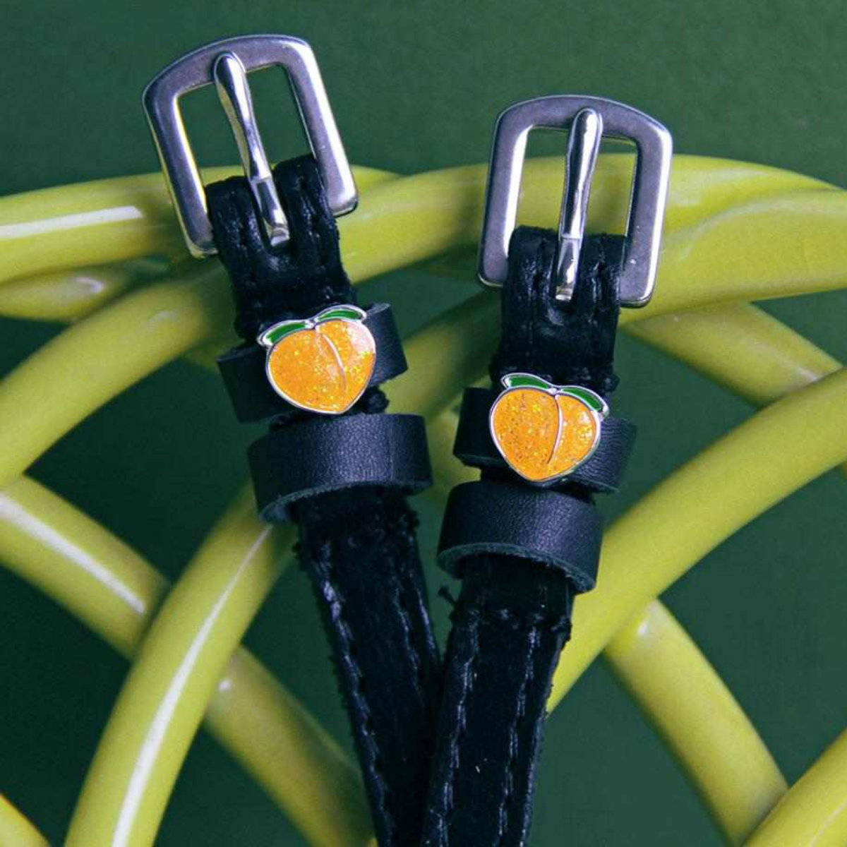 Mane Jane Spur Straps in Peach