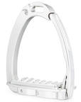 Tech Stirrups 'Hunter/Jumper' Sloped Showing Safety Stirrups in Stainless Steel