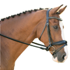 KL Select 'Topline' Weymouth Bridle in Black - Full