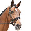KL Select 'Pirouette' Weymouth Bridle in Black - Cob