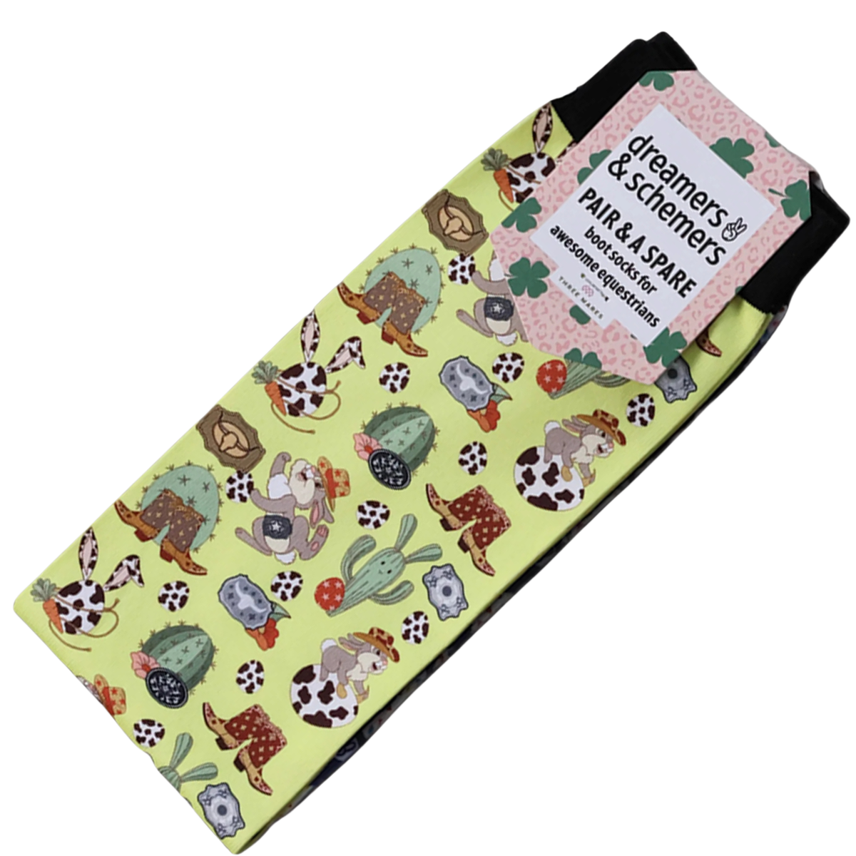 Dreamers &amp;amp; Schemers Boot Socks in Buckle Bunny