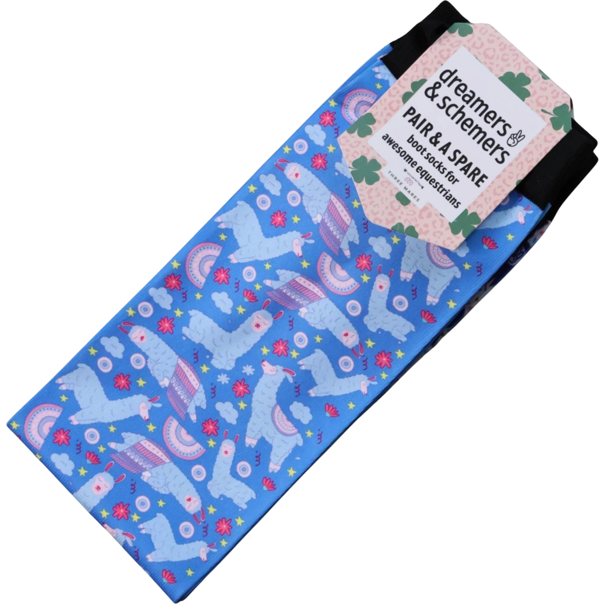 Dreamers &amp;amp; Schemers Boot Socks in Sleepy Llama