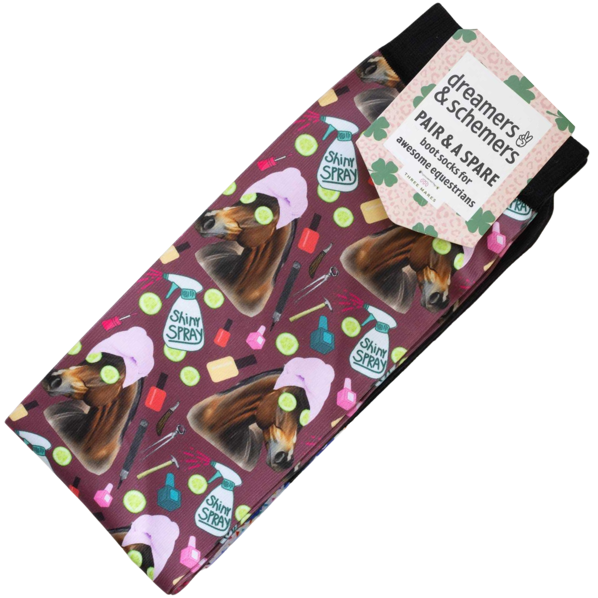 Dreamers &amp;amp; Schemers Boot Socks in Mani Pedi 
