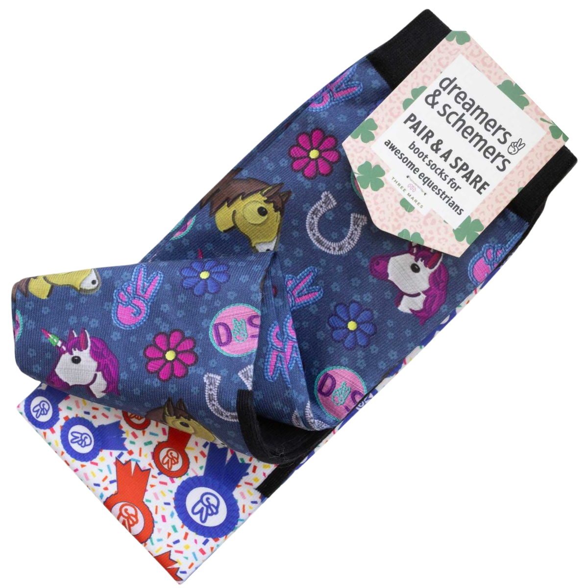 Dreamers &amp;amp; Schemers Boot Socks in Patch Perfect