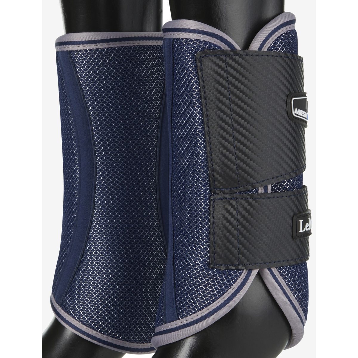LeMieux Carbon Mesh Wrap Boots in Navy - Large