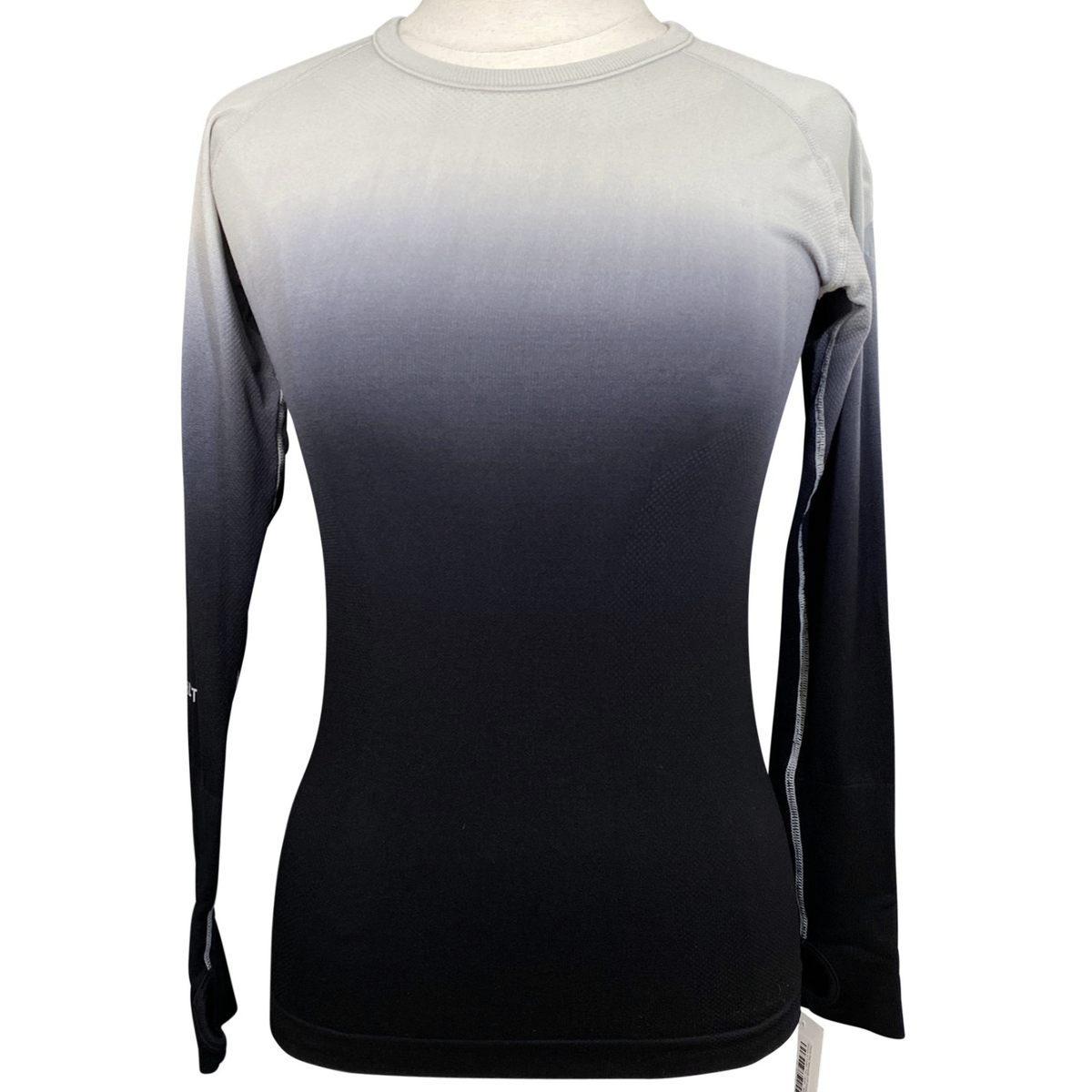TKEQ The 'Kennedy' Seamless Long Sleeve in Ink Ombre